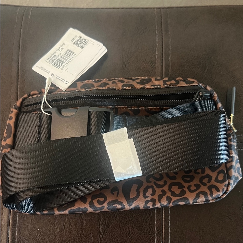 Lululemon Athletica Brown Leopard Belt Bag - Picture 2 of 6